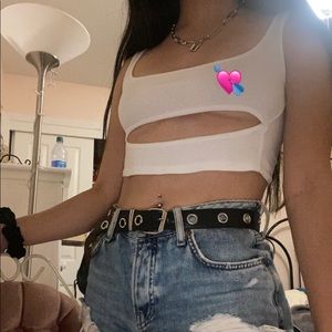 CUT OUT CROP TOP!